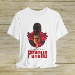 PSYCHO Shirt, DOPE Italian 60s Poster! Janet Leigh White